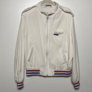 Vintage Members Only “Red, White and Blue” Made in Hong Kong Jacket